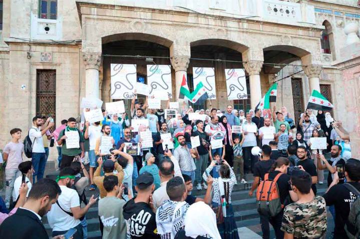 Protesta en Siria contra ataque israelí a Flotilla de Firmeza (+Foto)