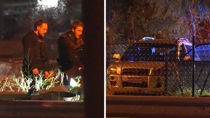 Police hunt for driver of Hyundai who ran into bushland in East Cannington