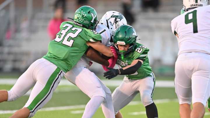 Our best photos as Yorktown football hosts Pendleton Heights