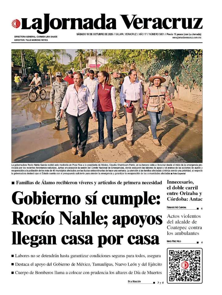 Portada del 18 de octubre de 2025