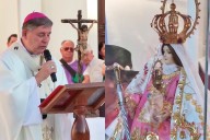 Monseñor Raúl Martín destacó la unidad y esperanza en la misa por la Virgen del Rosario