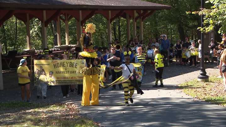 The 5th Annual Honeybee and Harvest Days celebrates the bees.