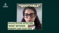 Malnutrition affecting “bond” between parents and Gaza kids