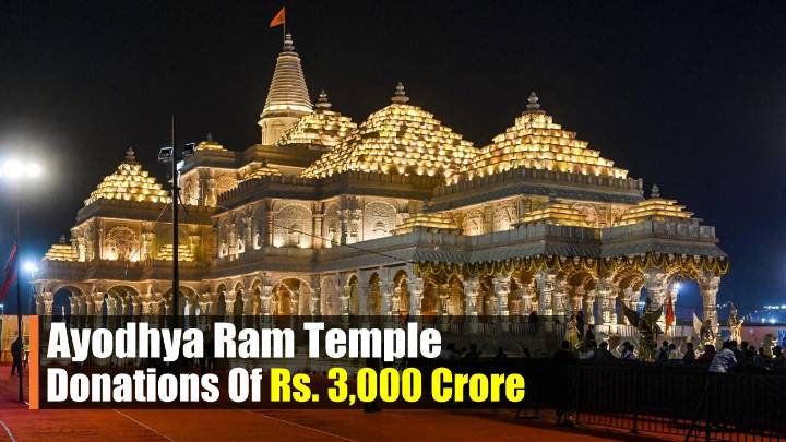 Donations Of Rs. 3,000 Crore For Ayodhya Ram Temple