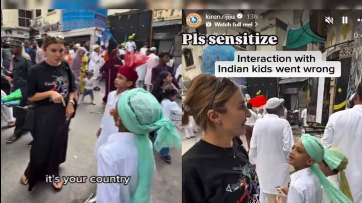 Russian tourist schools Indian kids for littering, Kiren Rijiju reacts