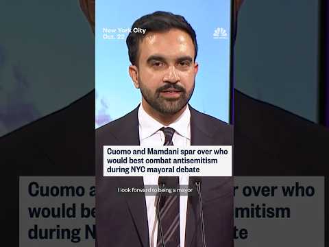 Cuomo and Mamdani spar over who would best combat antisemitism during NYC mayoral debate