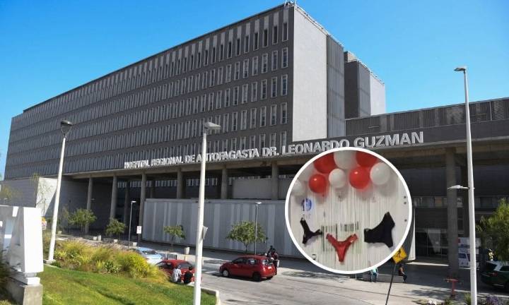 Con ropa interior colgada: denuncian realización de despedida de soltera en horario laboral en Hospital de Antofagasta