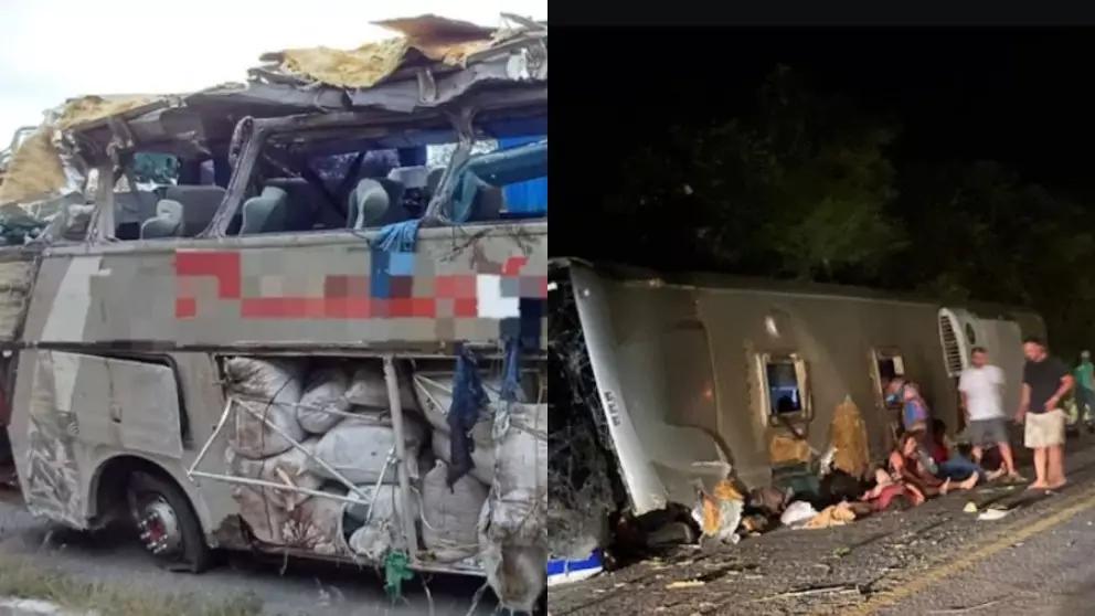 Choque de autobús en noreste de Brasil deja 17 muertos