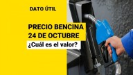 ¿Cuál es el valor de la bencina este viernes 24 de octubre?