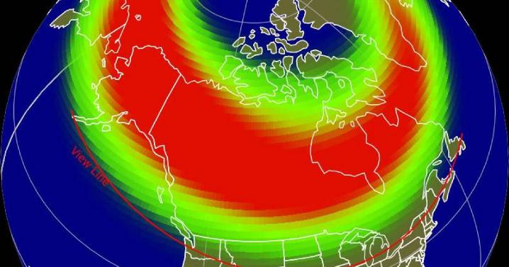 Northern lights may be visible in northern Vermont tonight