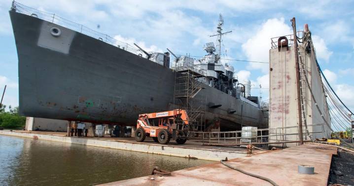 USS Kidd back in the water, soon to be home in Baton Rouge