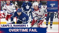 Mika Zibanejad, Artemi Panarin and Adam Fox fail in overtime, Rangers lose 2