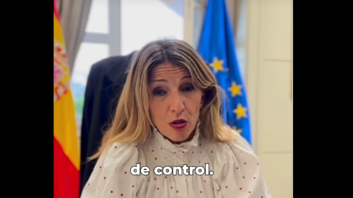 Yolanda Díaz explica su lapsus en el Senado: "Ellos se ríen de la corrupcion y nosotras la combatimos"