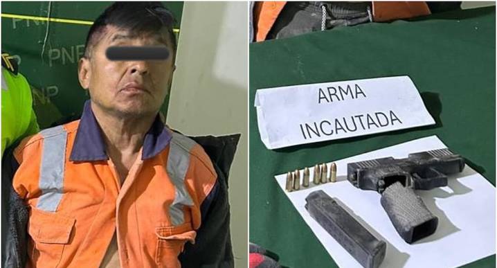 Ica: detienen a sujeto armado con motocicleta robada y con amplio prontuario