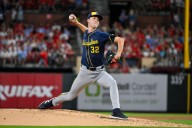 Jacob Misiorowski makes Brewers' NLDS roster; Rhys Hoskins left off