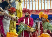 Chirag Paswan's Steals Show At Chhath Puja; Looks Handsome in Red Kurta & Turban At Family Celebrations