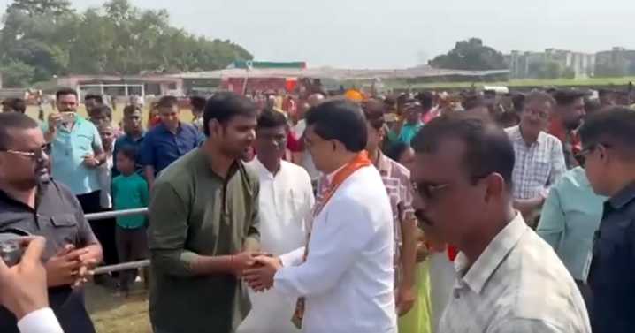 Tripura CM begins campaign in Bihar assembly polls , holds rally in West Champaran district, massive response