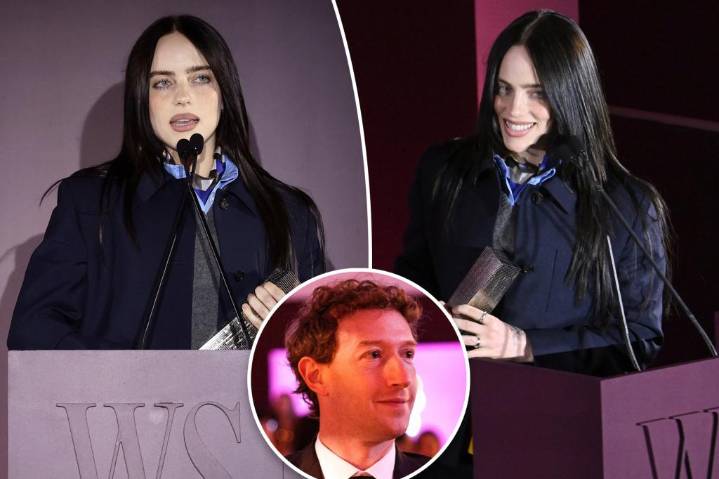 Mark Zuckerberg's painful reaction revealed after Billie Eilish slams billionaires at star