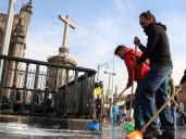 Se hunde Catedral Metropolitana de CDMX; suma cerca de 40 centímetros