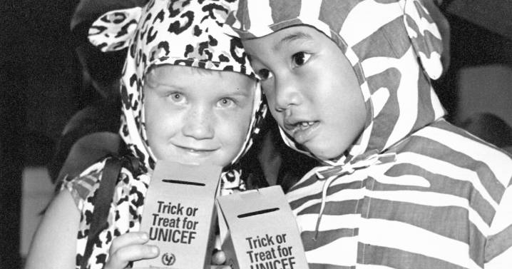Candy is dandy but trick or treat for UNICEF has heft. And this year it turns 75!