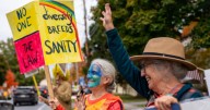 Gran-Tifa: Boomer Resistance Activists Out in Large Numbers at ‘No Kings’