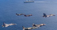 British pilots go ‘head-to-head’ with Indian Airforce as Royal Navy carrier group concludes visit
