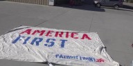 Banners tied to white nationalist group found over Grand Island bridge