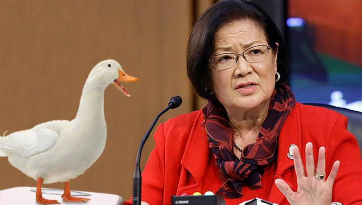 Senator Hirono Demands ACB Be Weighed Against A Duck To See If She Is A Witch