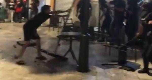 Arrestan a un joven militante en Palma por desorden público durante las manifestaciones pro
