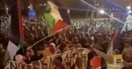 Snipers seen on stadium roof at Italy vs Israel as pro-Palestine protesters 'attack cops'