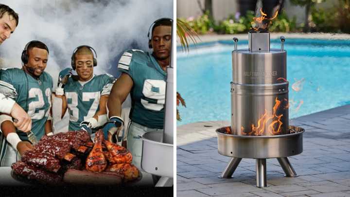 NFL tailgates are different when you have the Halftime Smoker