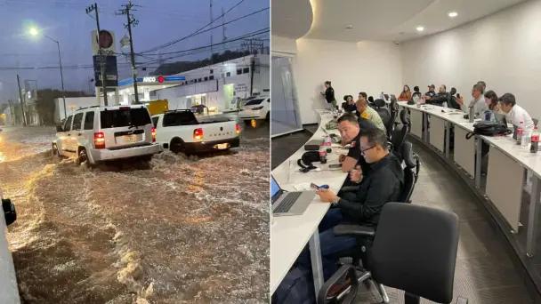 Atienden autoridades reportes de emergencia por 'Raymond'