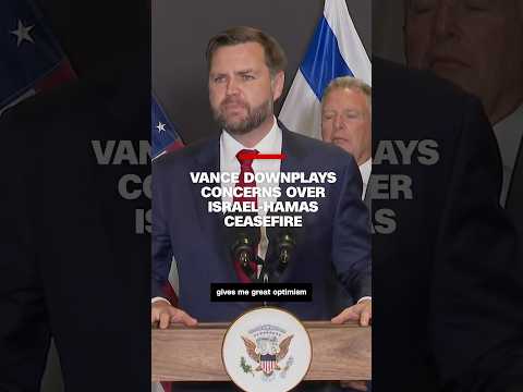 Vance downplays concerns over Israel