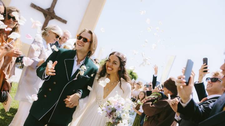 The Bride Wore Alexander McQueen—and a Dirndl—For Her Austrian Wedding Upon Lake Fuschl