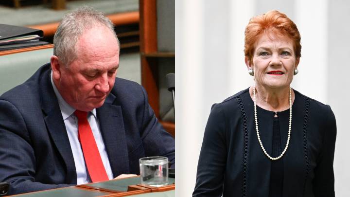 Former Nationals leader Barnaby Joyce in talks to defect to One Nation and Pauline Hanson