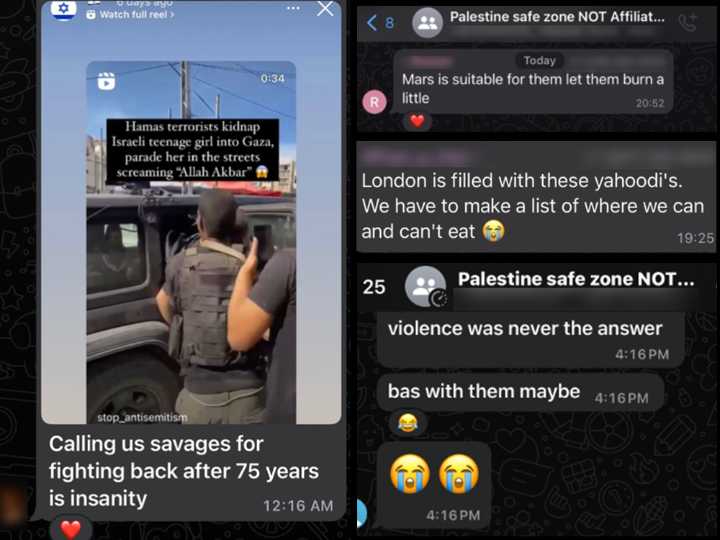 What pro-Palestinian university students say in private
