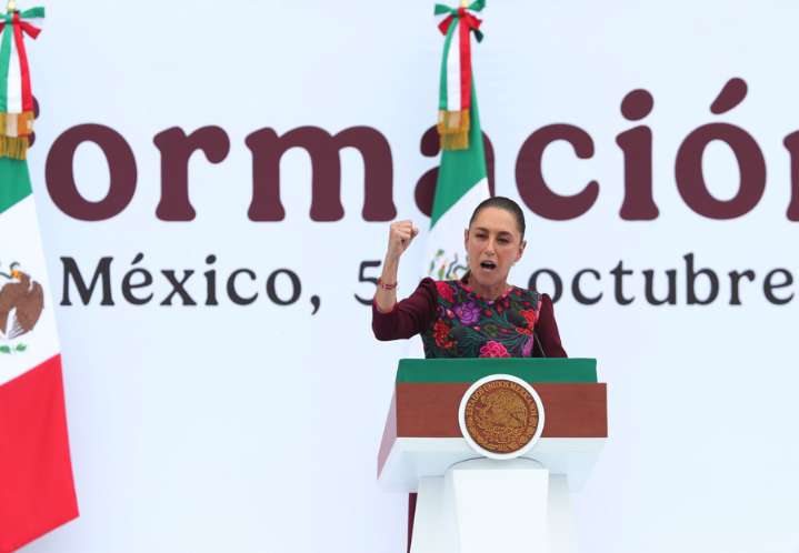 Sheinbaum en su primer año de gobierno: "Quien traiciona al pueblo enfrenta a la Justicia"