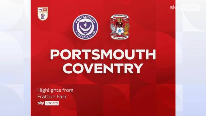 Portsmouth 1-2 Coventry City | Championship highlights