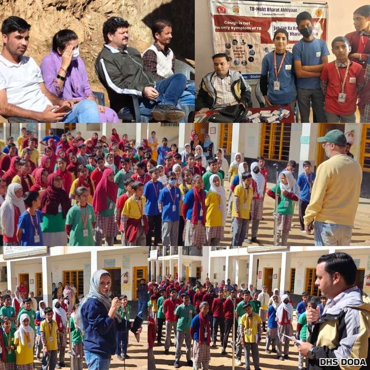 Health Department organizes TB Screening and Anti-Tobacco Awareness Camp at Breswana School