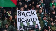 Celtic fans interrupt match by throwing tennis balls onto the field