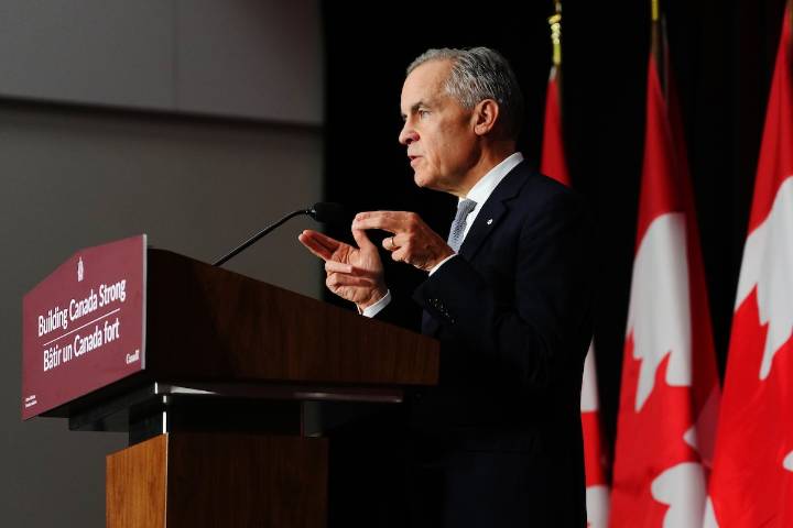 And now, a speech from Prime Minister Mark Carney (sort of)