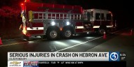 2 seriously injured following multi-vehicle crash in Glastonbury
