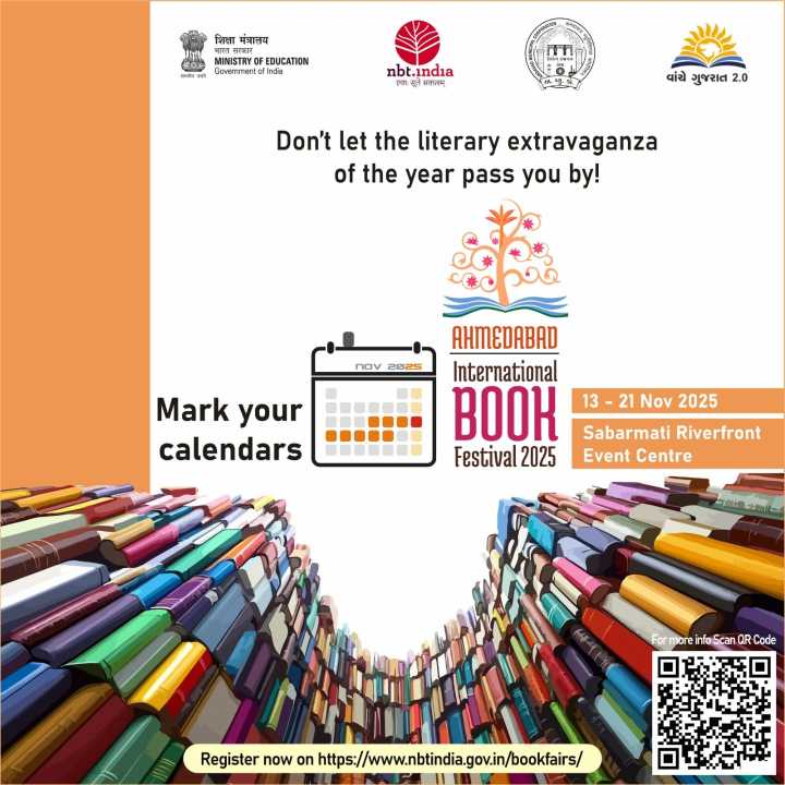 Ahmedabad International Book Festival from Nov 13–21; Online Stall Booking Underway