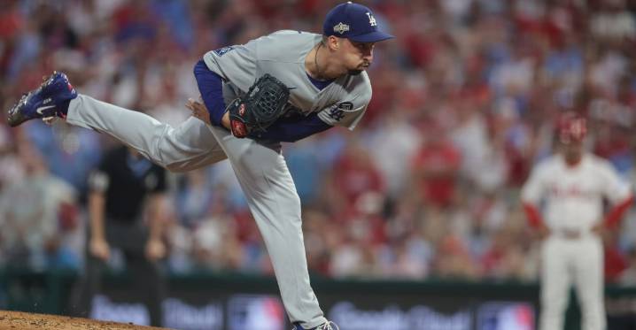 Blake Snell puts up zeroes, Dodgers barely hold on to beat Phillies in NLDS Game 2