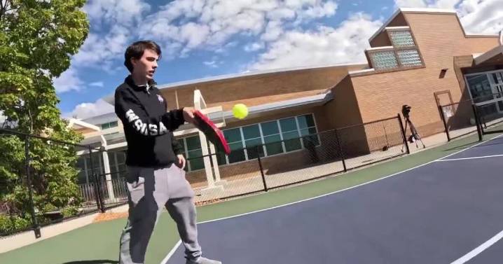 Weber State student works to make pickleball sustainable with recycled plastics