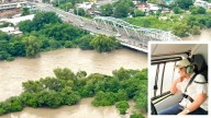 Supervisa gobernadora Rocío Nahle zonas afectadas por lluvias en el norte de Veracruz