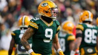 Packers WR Christian Watson returns to practice for first time since ACL injury in January
