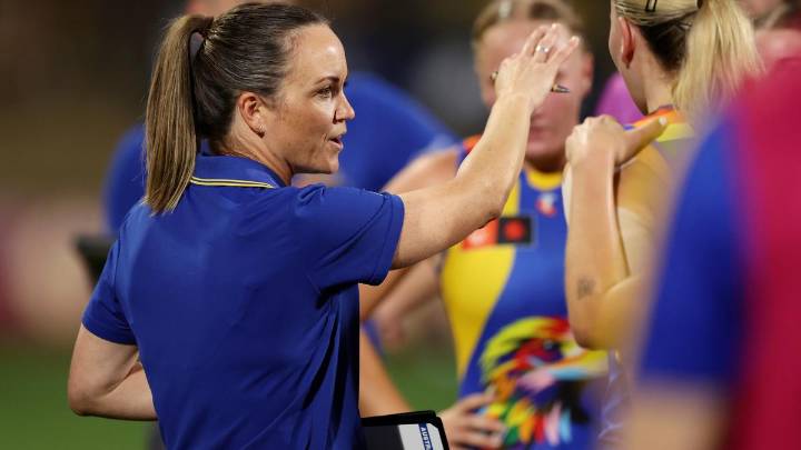 AFLW 2025: West Coast Eagles coach Daisy Pearce, vice-captain Mikayla Western embracing finals race pressure