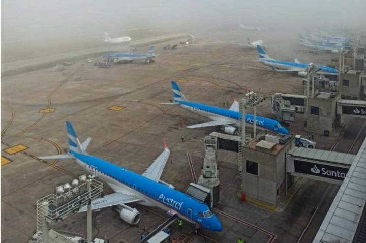 Nueva protesta de pilotos en Aeroparque: Aerolíneas Argentinas prevé demoras en 60 vuelos