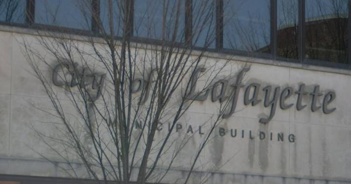 Lafayette City Hall alleyway closing for 30 days.